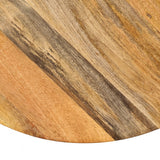 Bar Table Solid Mango Wood 75x(76-110) cm - Close-Up Angle