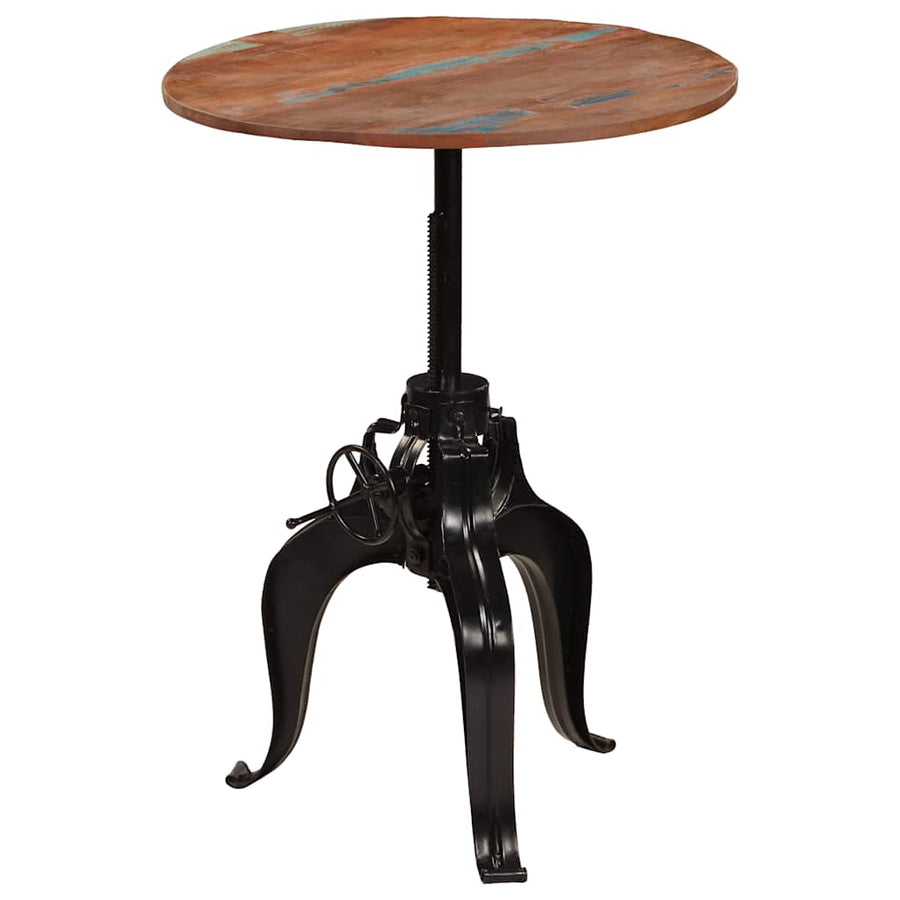 Bar Table Solid Reclaimed Wood 75x(76-110) cm
