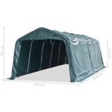 Steel Tent Frame 3.3x8 m - 45-Degree Angle