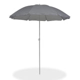 8 Piece Outdoor Dining Set Steel and Textilene Grey