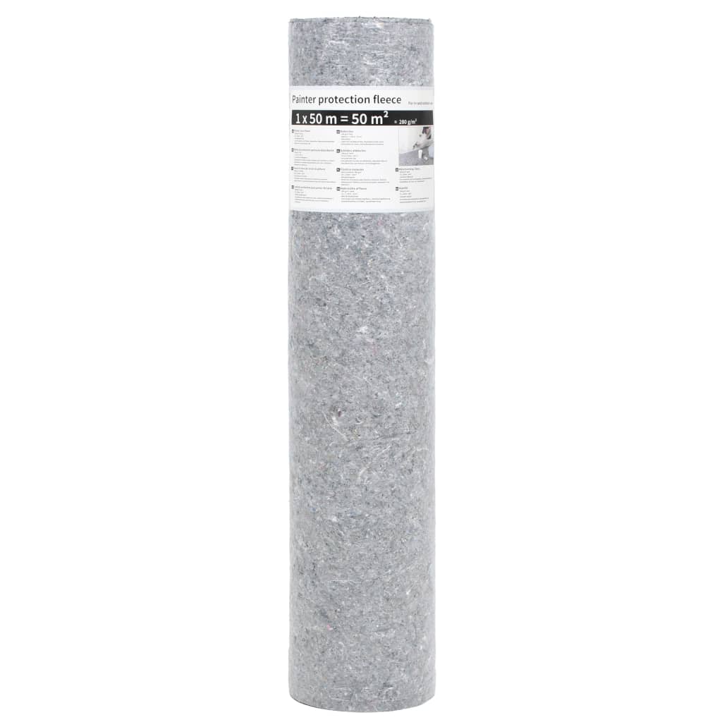 Non-slip Painter Fleece 2 pcs 50 m 280 g/m? Grey