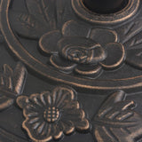 Parasol Base Resin Half Round Bronze 9 kg - Close-Up Angle