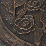 Parasol Base Resin Round Bronze 9 kg - 45-Degree Angle