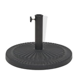 Parasol Base Resin Round Black 14 kg