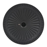 Parasol Base Resin Round Black 14 kg