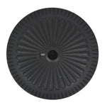 Parasol Base Resin Round Black 14 kg