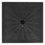 Parasol Base Resin Square Black 12 kg - 45-Degree Angle