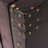 Vintage Treasure Chest Wood 66x38x40 cm - 45-Degree Angle