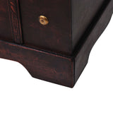 Vintage Treasure Chest Wood 66x38x40 cm - Rear View