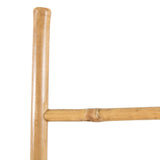 Towel Ladder with 5 Rungs Bamboo 150 cm - Side View