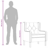 Armchair Cream White Fabric - Extra Image