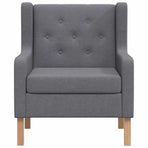 Armchair Grey Fabric