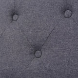 3-Seater Sofa Fabric Grey