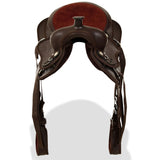 Western Saddle, Headstall&Breast Collar Real Leather 13