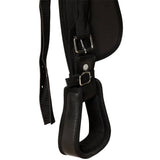 Western Saddle, Headstall&Breast Collar Real Leather 15