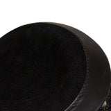 Western Saddle, Headstall&Breast Collar Real Leather 16" Black