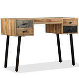 Writing Desk 110x50x76 cm Solid Reclaimed Teak - Extra Image