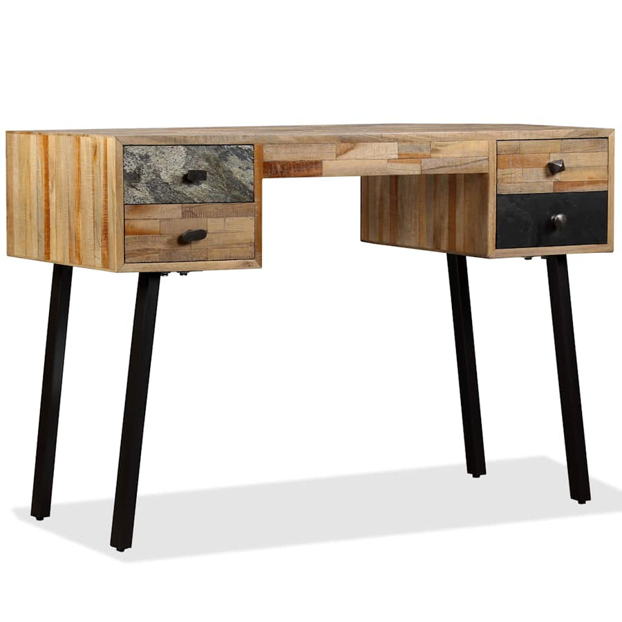 Writing Desk 110x50x76 cm Solid Reclaimed Teak