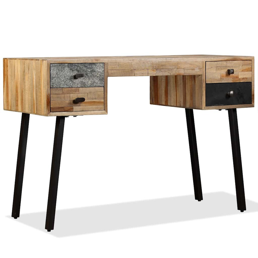Writing Desk 110x50x76 cm Solid Reclaimed Teak