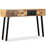 Console Table 120x30x76 cm Solid Reclaimed Teak - Extra Image