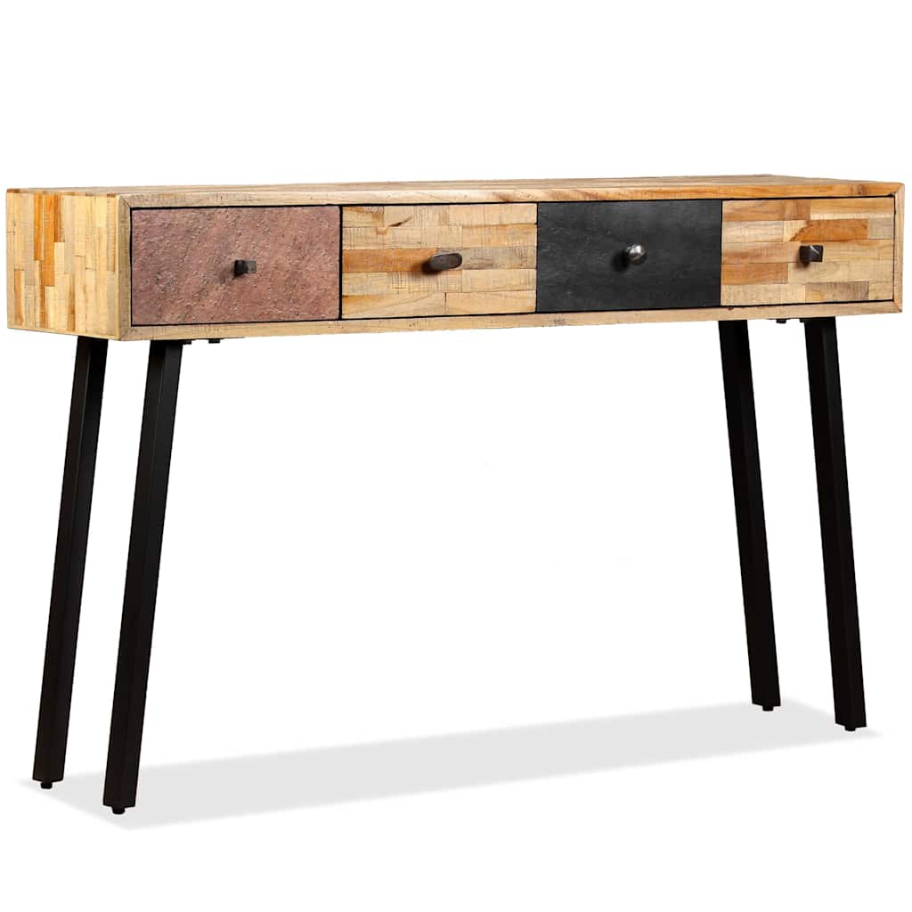 Console Table 120x30x76 cm Solid Reclaimed Teak