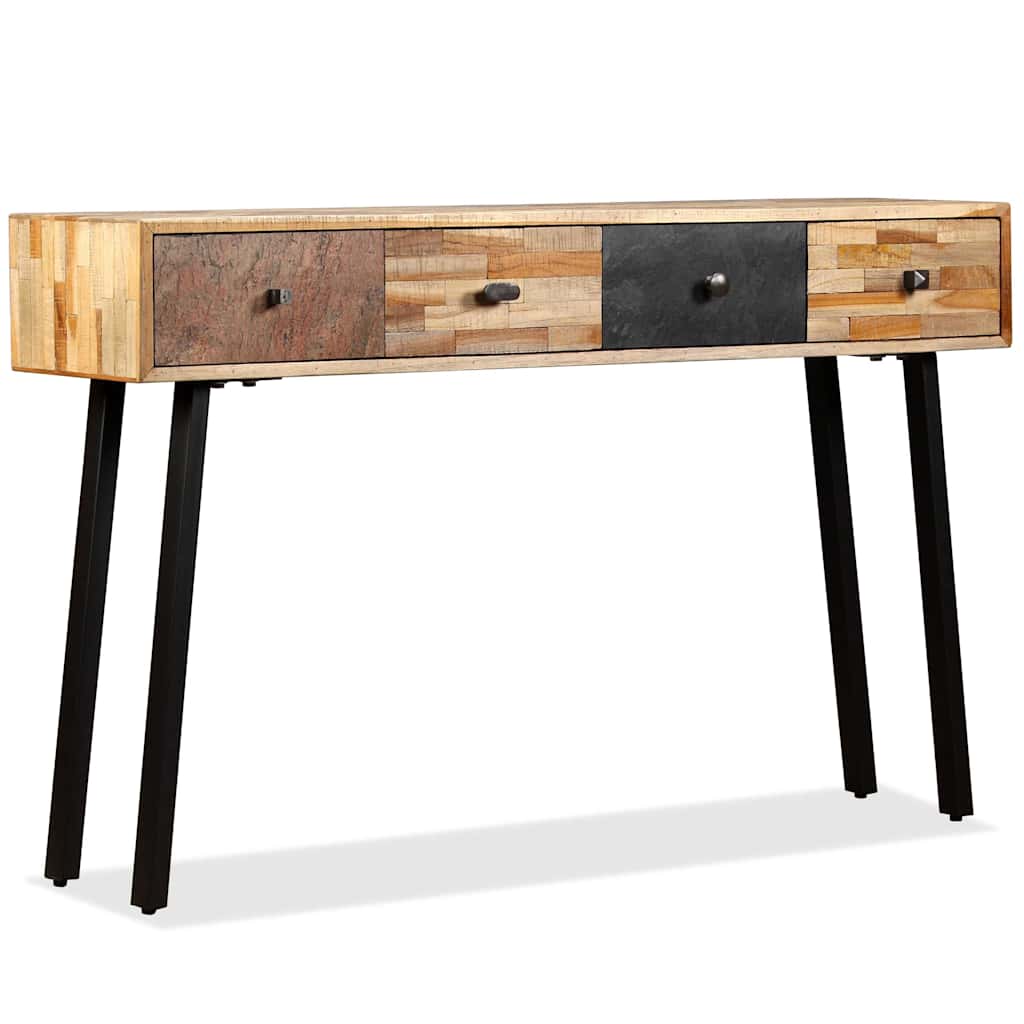 Console Table 120x30x76 cm Solid Reclaimed Teak