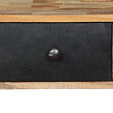 Console Table 120x30x76 cm Solid Reclaimed Teak - Low Angle