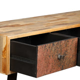 Console Table 120x30x76 cm Solid Reclaimed Teak - Extra Image