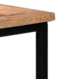 3 Piece Nesting Coffee Table Set Solid Reclaimed Teak - Low Angle