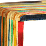 Wall Shelf Set 3 pcs Multicolour Solid Reclaimed Teak - Top-Down View