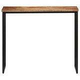 Console Table Solid Reclaimed Teak 90x30x76 cm - Front View