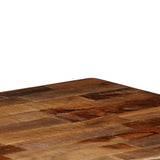 Console Table Solid Reclaimed Teak 90x30x76 cm - Close-Up Angle