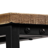 Console Table Solid Reclaimed Teak 90x30x76 cm - Extra Image