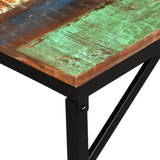 Bench Solid Reclaimed Wood 110x35x45 cm - Top-Down View
