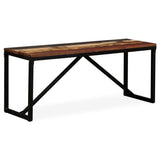 Bench Solid Reclaimed Wood 110x35x45 cm - Extra Image