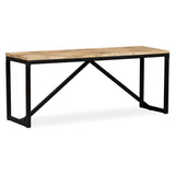 Bench Solid Mango Wood 110x35x45 cm - Extra Image