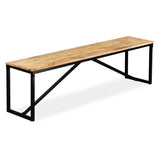 Bench Solid Mango Wood 160x35x45 cm
