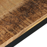 Bench Solid Mango Wood 160x35x45 cm - Top-Down View
