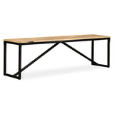 Bench Solid Mango Wood 160x35x45 cm - Extra Image