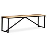Bench Solid Mango Wood 160x35x45 cm - Extra Image