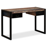 Desk with 2 Drawers Solid Reclaimed Wood 120x50x76 cm - Extra Image