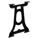Dining Table Legs 2 pcs Y-Frame Cast Iron - Side View
