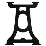 Dining Table Legs 2 pcs Y-Frame Cast Iron - Rear View
