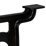 Dining Table Legs 2 pcs Y-Frame Cast Iron - Low Angle