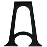 Dining Table Legs 2 pcs with Arched Base A-Frame Cast Iron