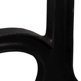 Dining Table Legs 2 pcs with Arched Base A-Frame Cast Iron - Low Angle
