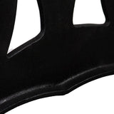 Dining Table Legs 2 pcs X-Frame Cast Iron - Close-Up Angle
