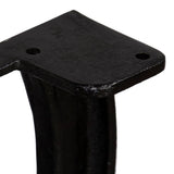 Dining Table Legs 2 pcs X-Frame Cast Iron