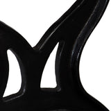 Bench Legs 2 pcs X-Frame Cast Iron - Close-Up Angle
