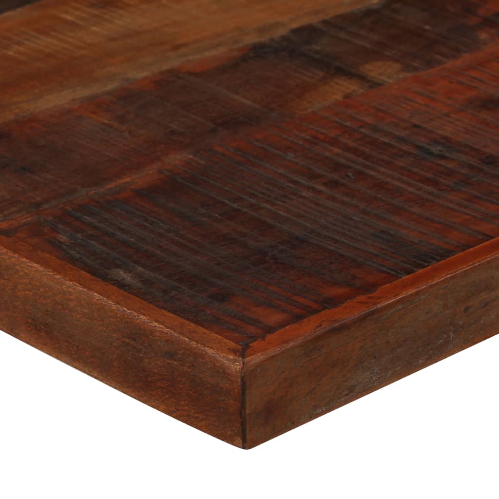 Bar Table Solid Reclaimed Wood Dark Brown 120x60x107 Cm